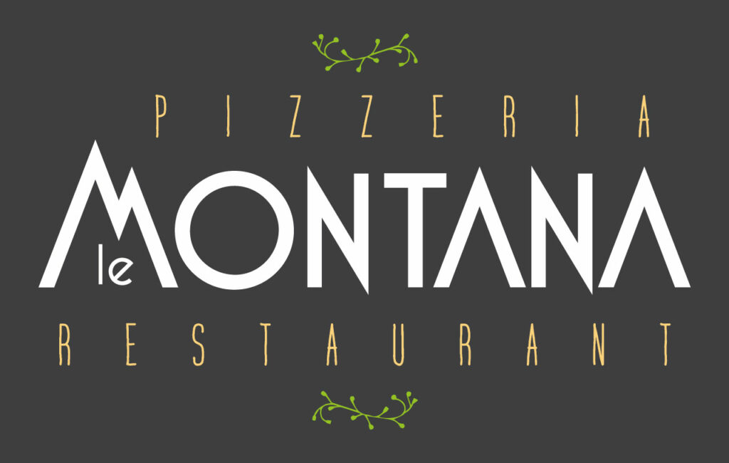 Pizzeria le Montana - logo, identité visuelle