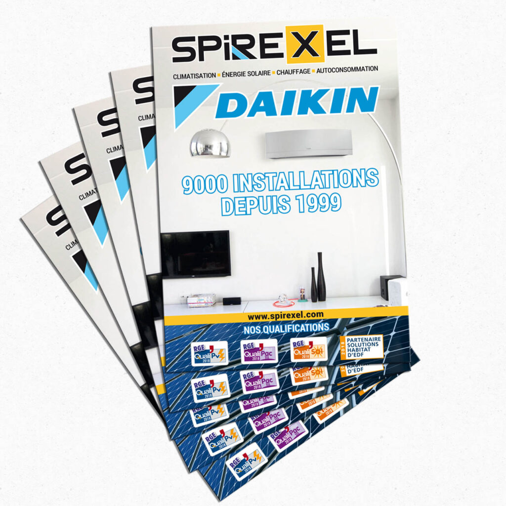 Spirexel brochures climatisation chauffage photovoltaïque