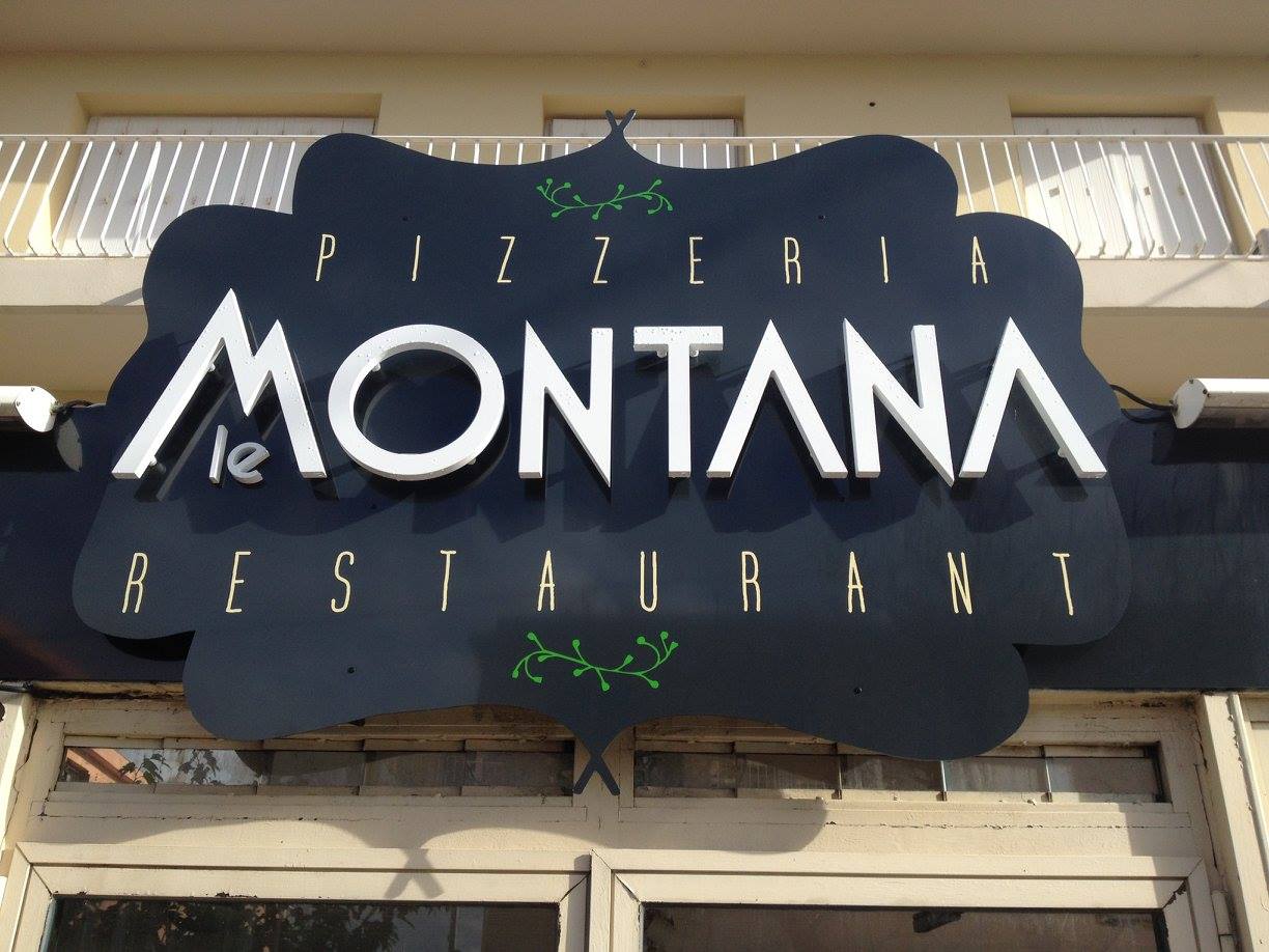 Pizzeria le Montana - enseigne