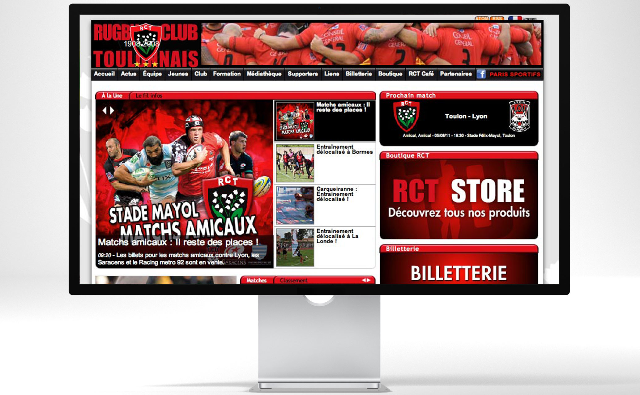 Rugby Club Toulonnais - site internet officiel