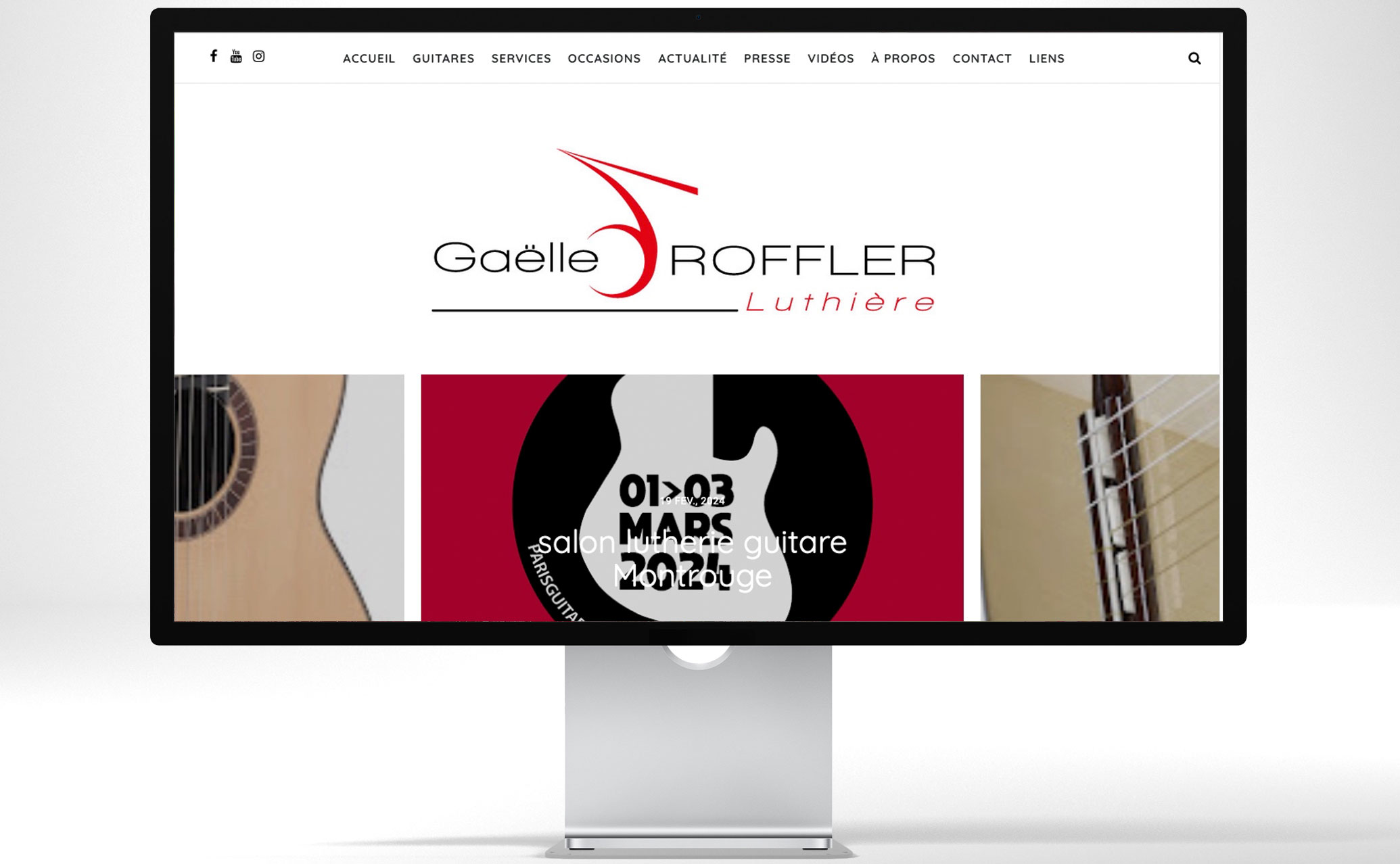 Gaëlle Roffler luthière - site internet