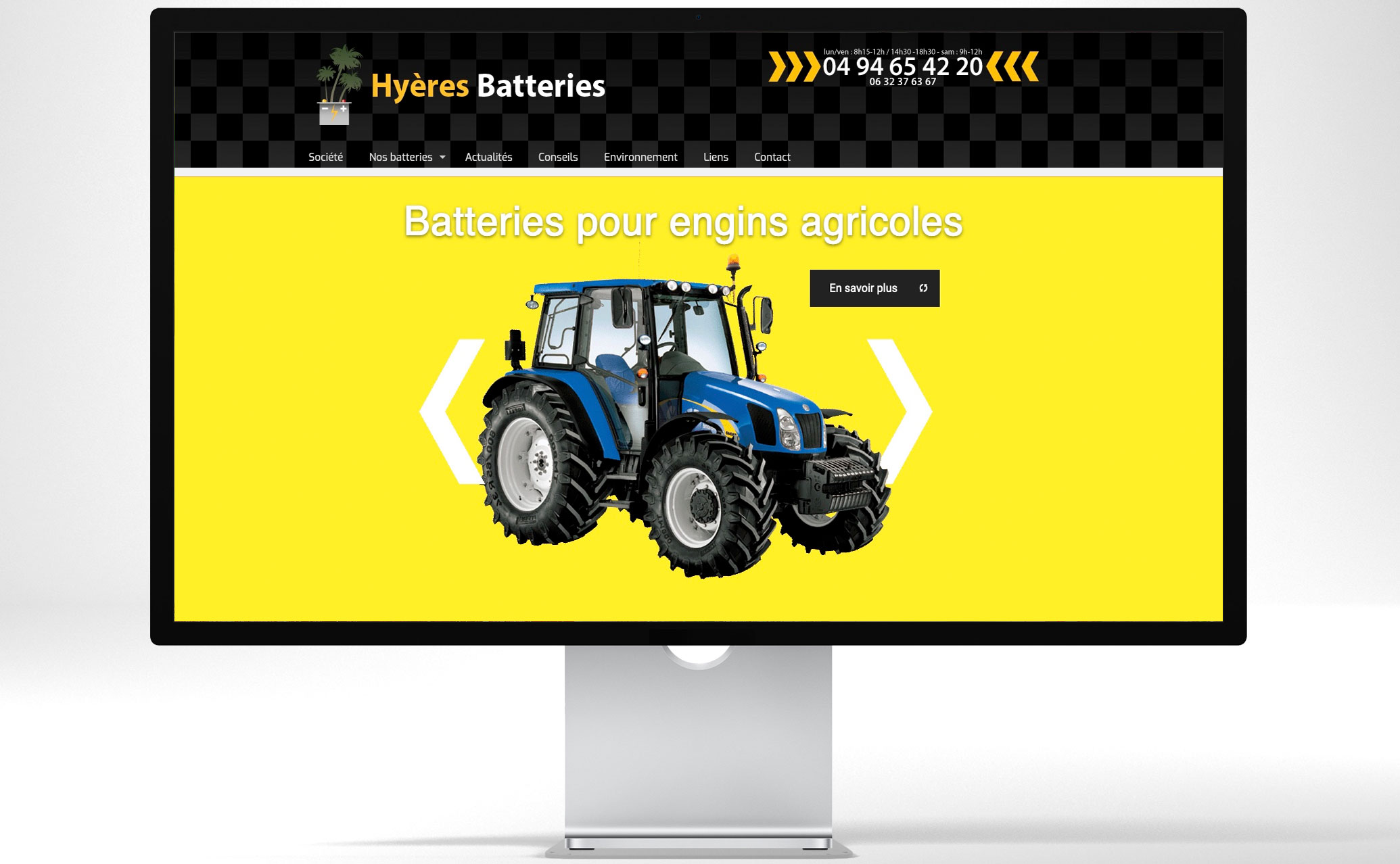 Hyères Batteries - site internet